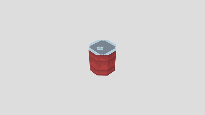 Closed Barrell 3D Model