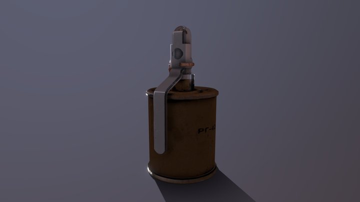 grenade rg-42 3D Model