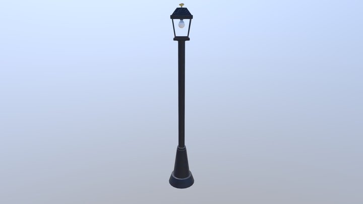 Lamp_Textured 3D Model