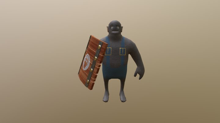 ugly orc 3D Model