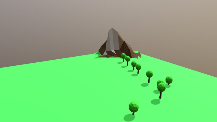 Cool Low Poly 3D Model