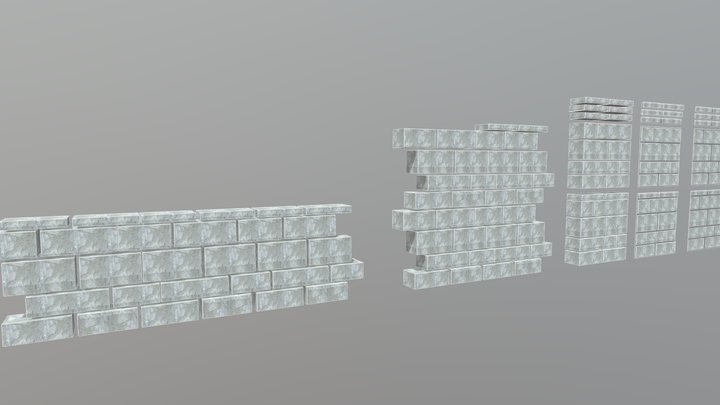 Wall Constructions 3D Model