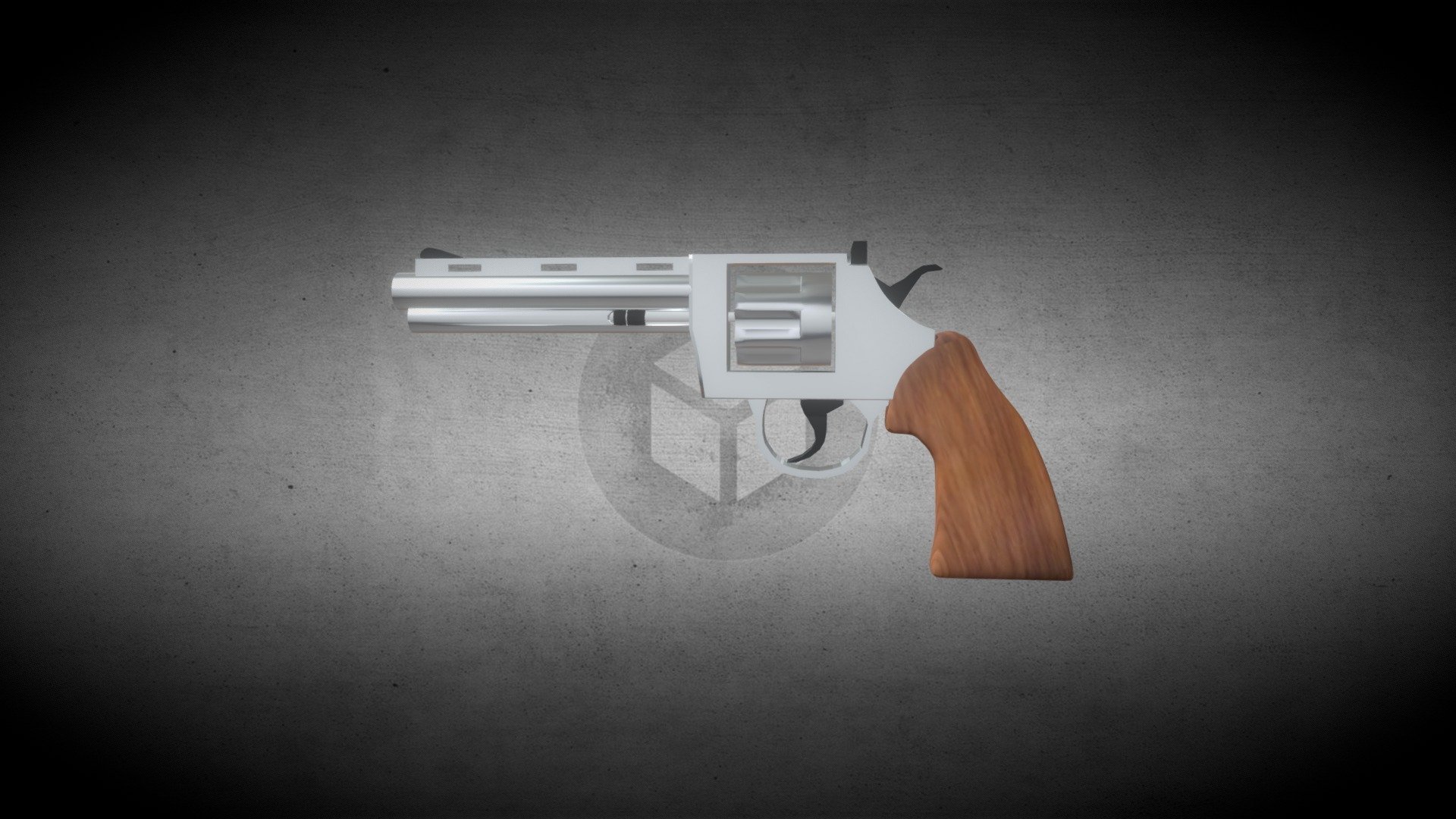 Low Poly Python Revolver - Download Free 3D model by The Blender ...