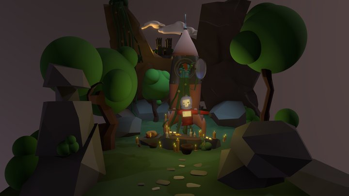 Rocket sanctuary 3D Model