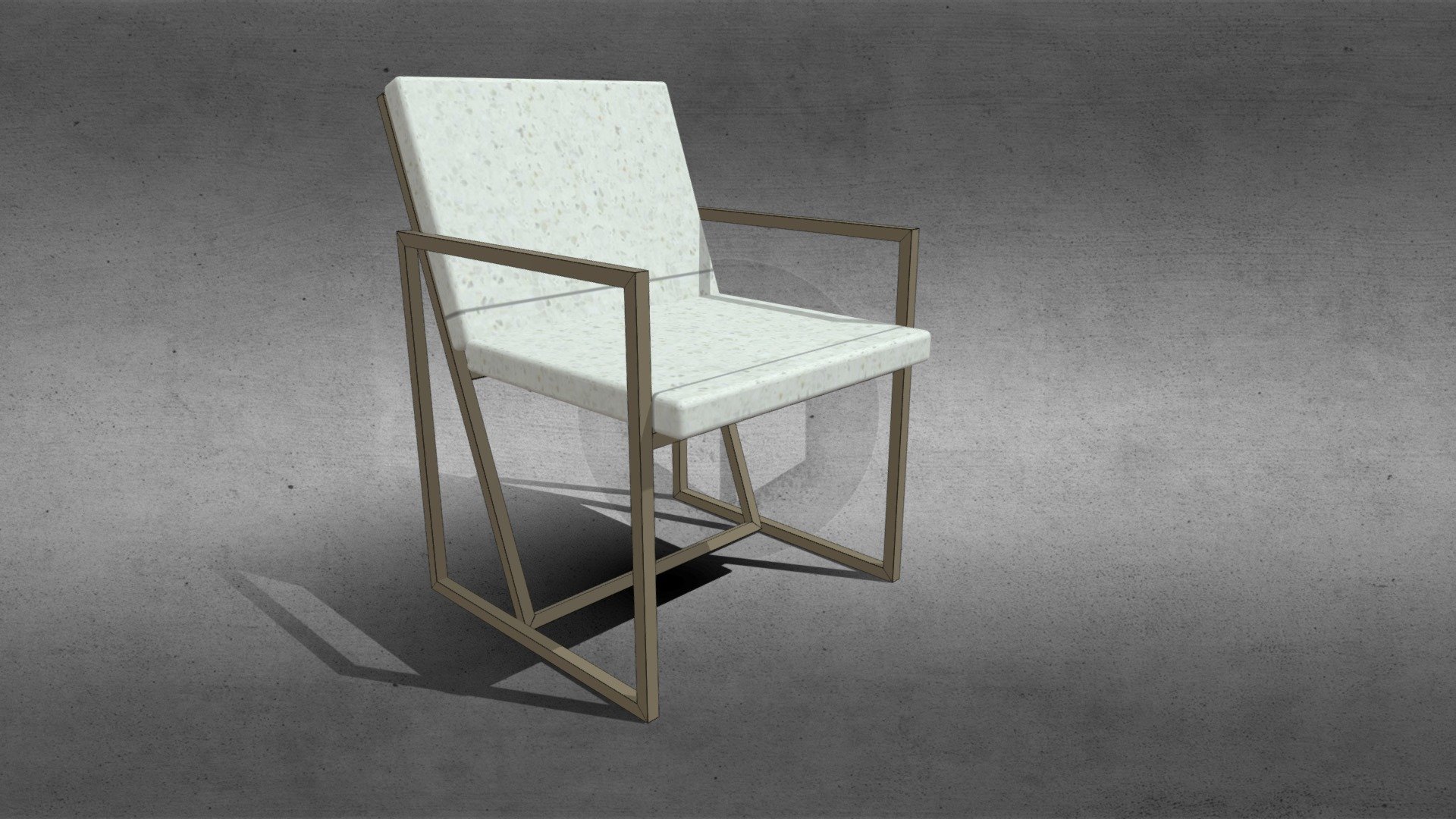 Scaun cu structura metalica
