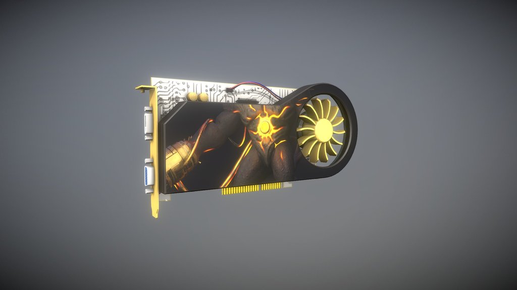 Graphics Card (GPU) – High-Detail 3D Model