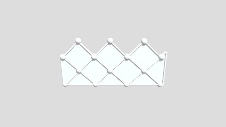 Geometric Lattice Pattern 3D Model