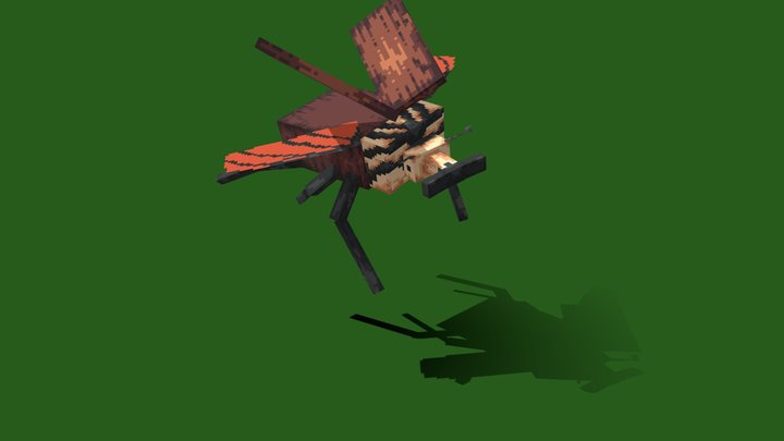 Goliath Beetle 3D Model