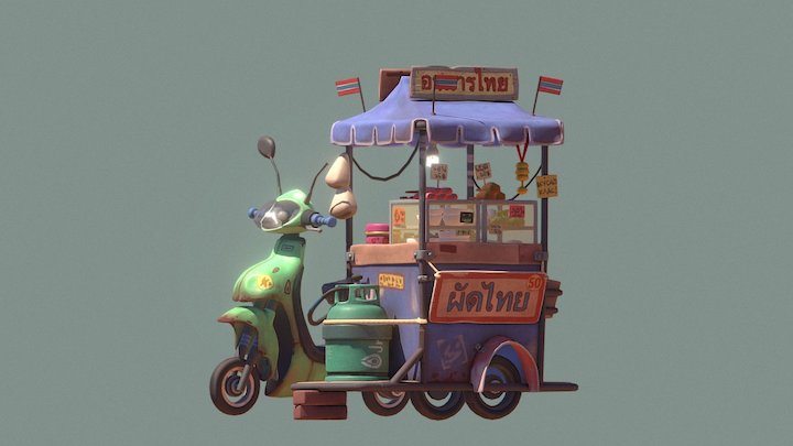 Street food 3D Model