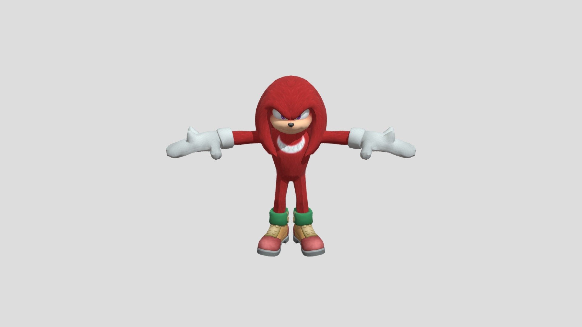 Knuckles - Download Free 3D model by anderlenolan [0428850] - Sketchfab