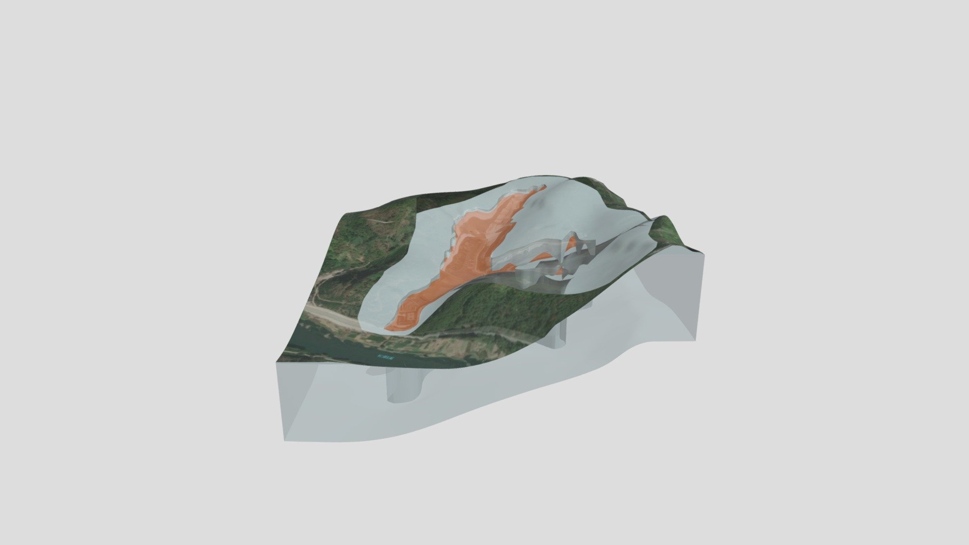 松阳县垃圾填埋场-地表地下三维展示