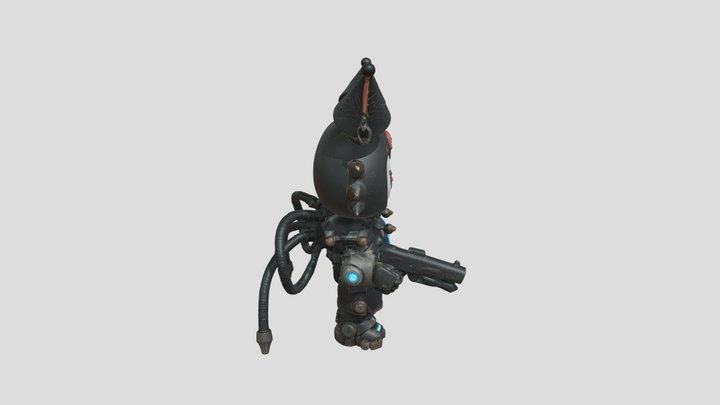 Cyberpunk Kuromi – Mecha 3D Model 3D Model