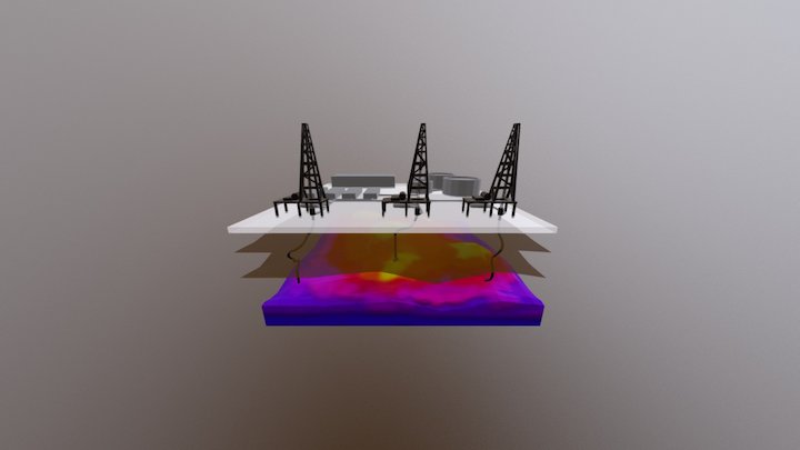 Oil Gas V2 3D Model