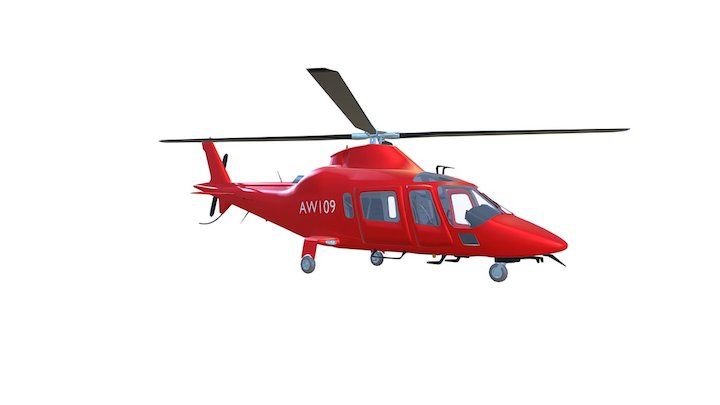 Agusta Westland AW109 3D Model