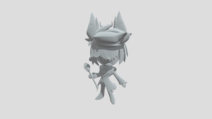 Crimson Jester 3D Model