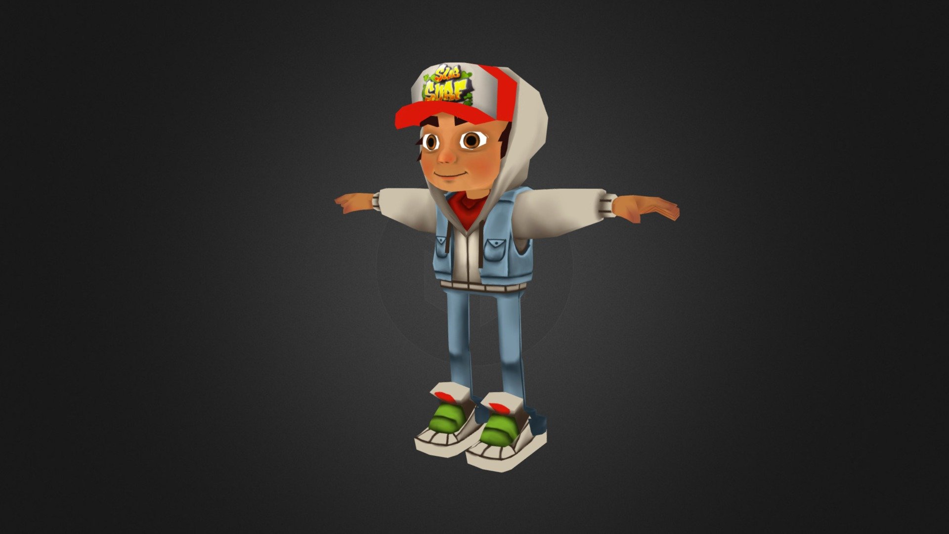 Jake Subway Surfers - Download Free 3D model by Raph3D (@anndaniau)  [50be24c]