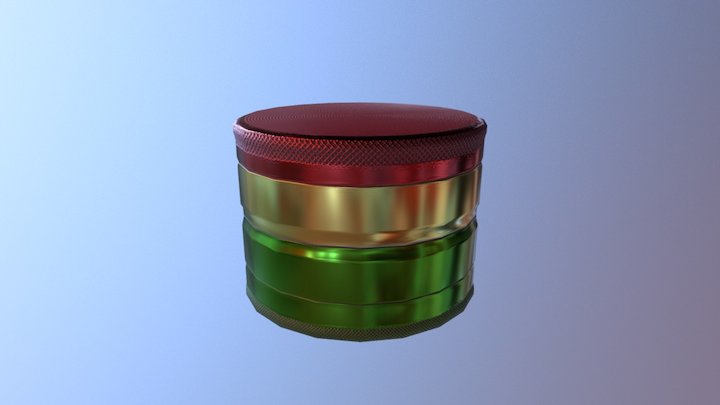 Weed Grinder (Rasta color)