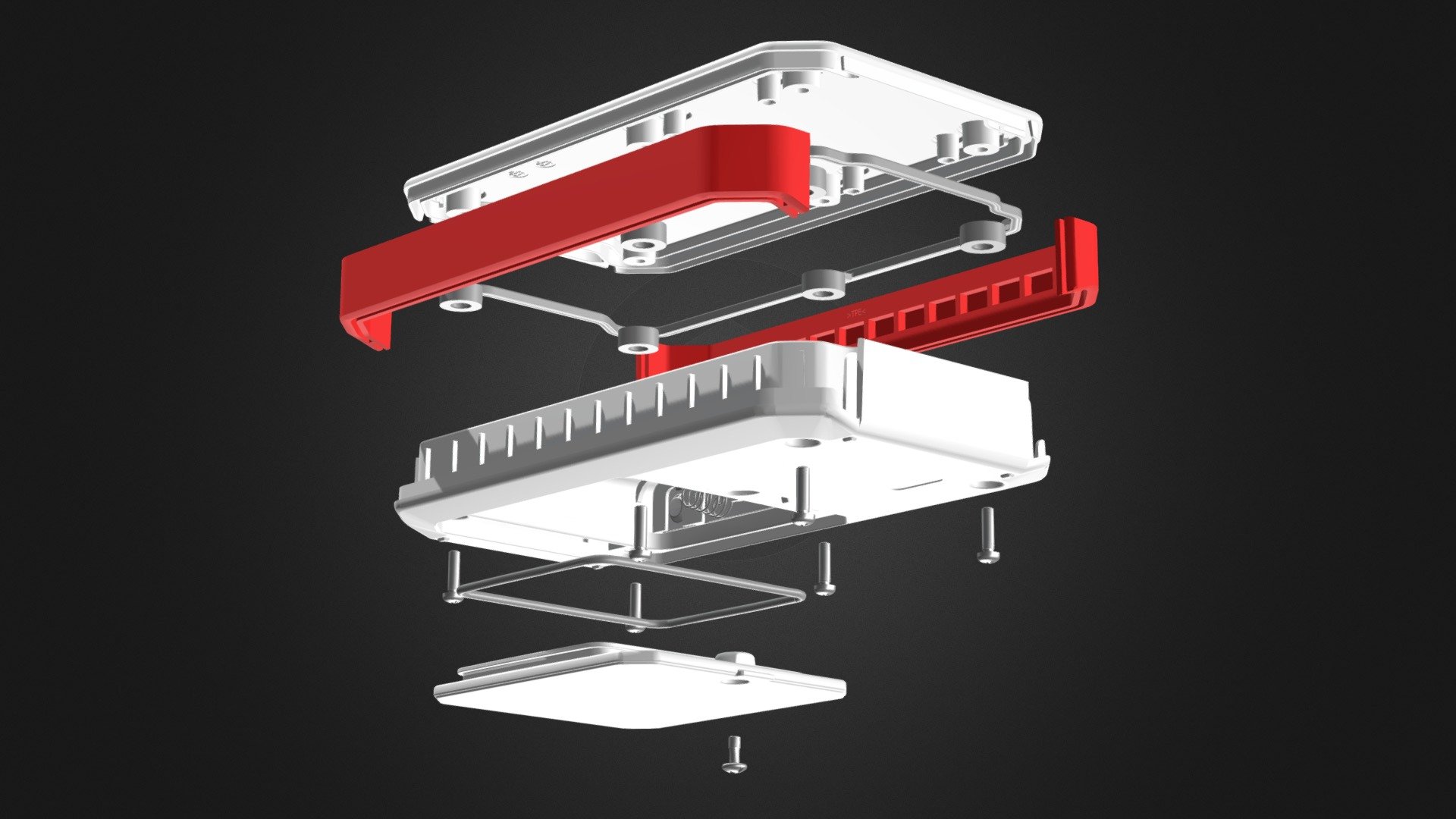 Exploded view - WH series (AA battery type) - 3D model by takachitec5 ...