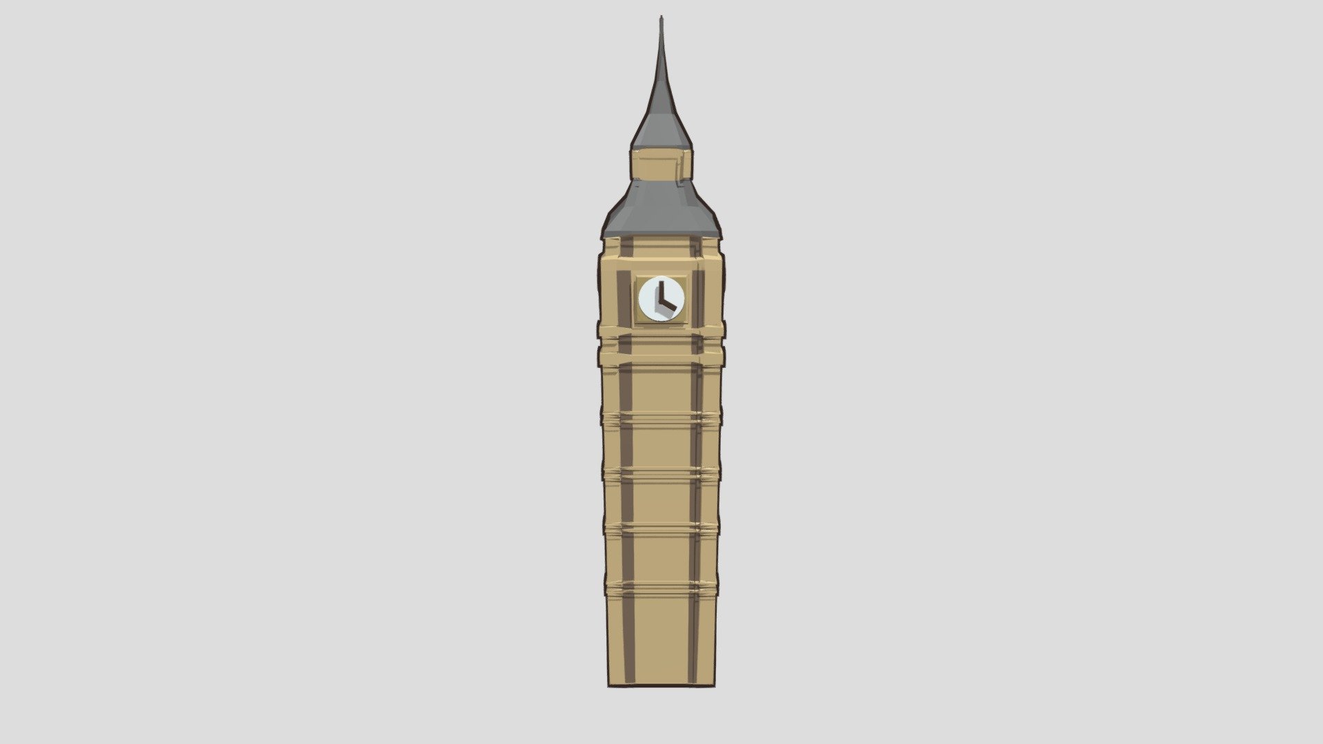 Big Ben — Sketchfab embed 3D viewer