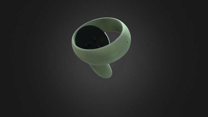 High Poly ControllerLeft-Shining3DEinScan-SPScan 3D Model