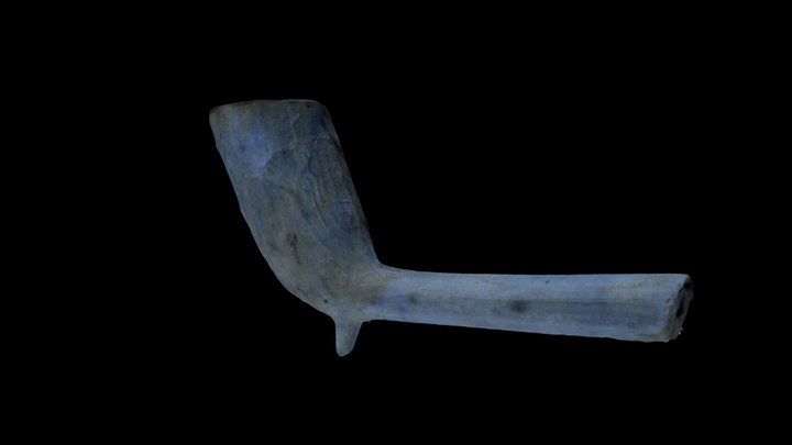 Pipe from HMS Invincible 1744 3D Model