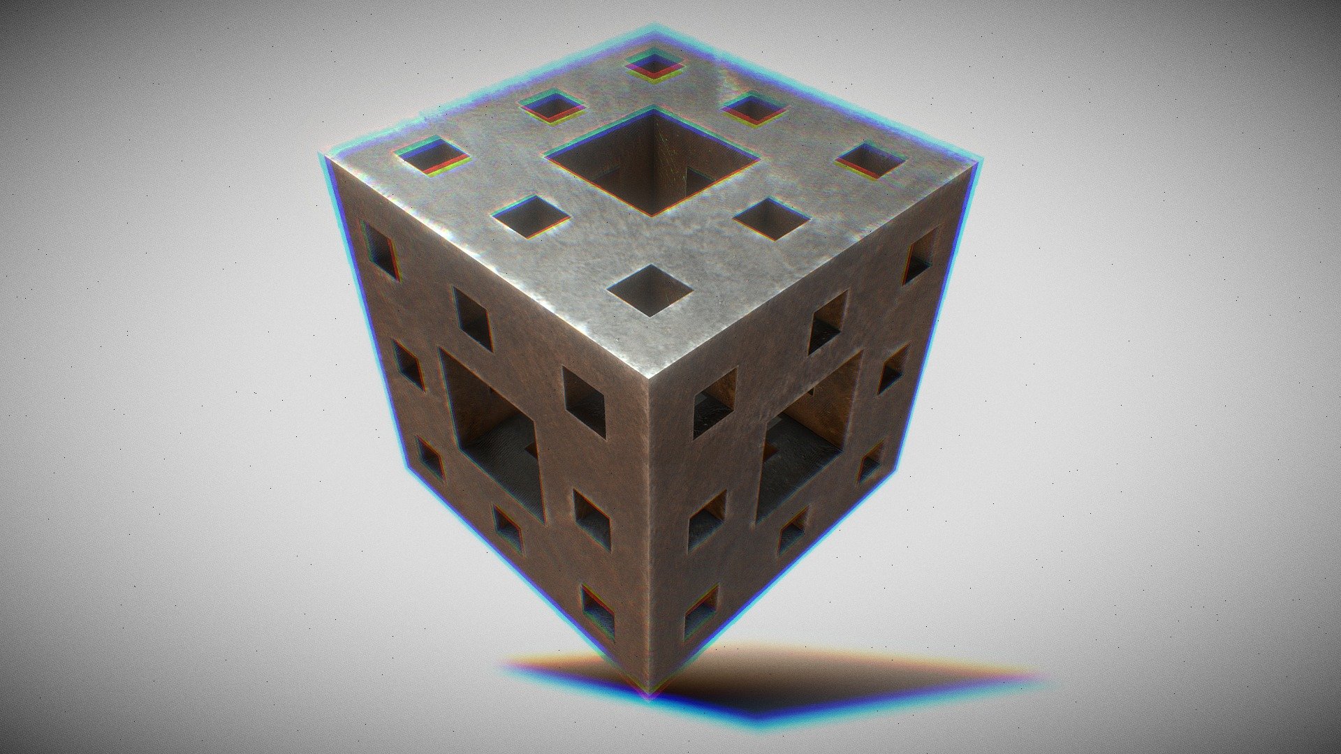 Menger Sponge - Download Free 3D model by voxinbain [042d949] - Sketchfab