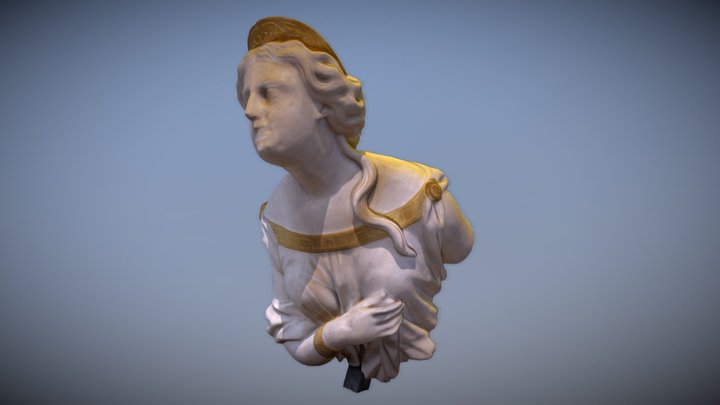 Figurehead, "Star of Greece" 3D Model