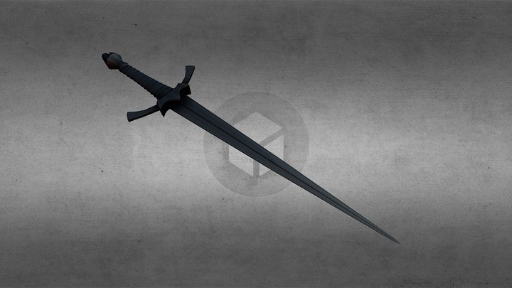 Morgul blade from LOTR 3D Model