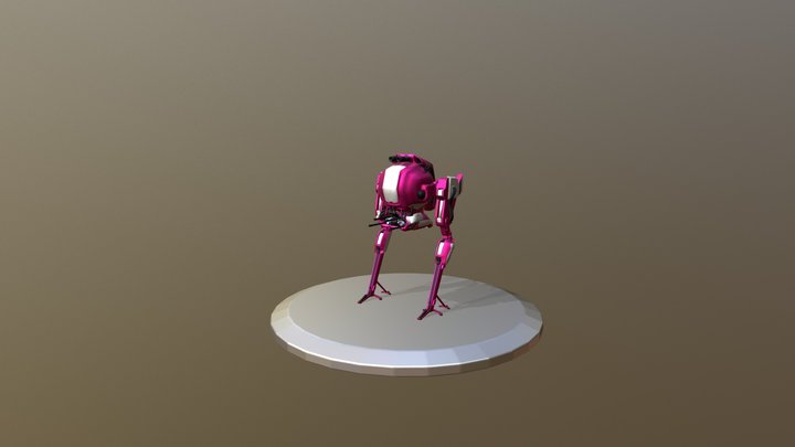 Flank Artillery Blaster Unit 3D Model