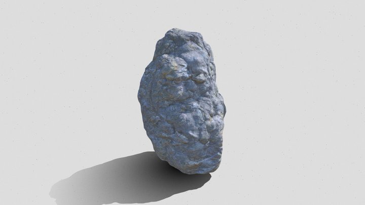 low-poly cliffboulder 3D Model