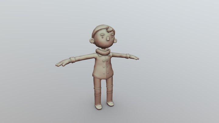 Young Boy 3D Model