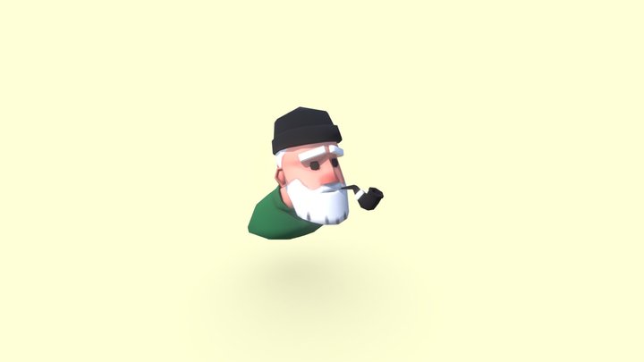 Old Man 3D Model