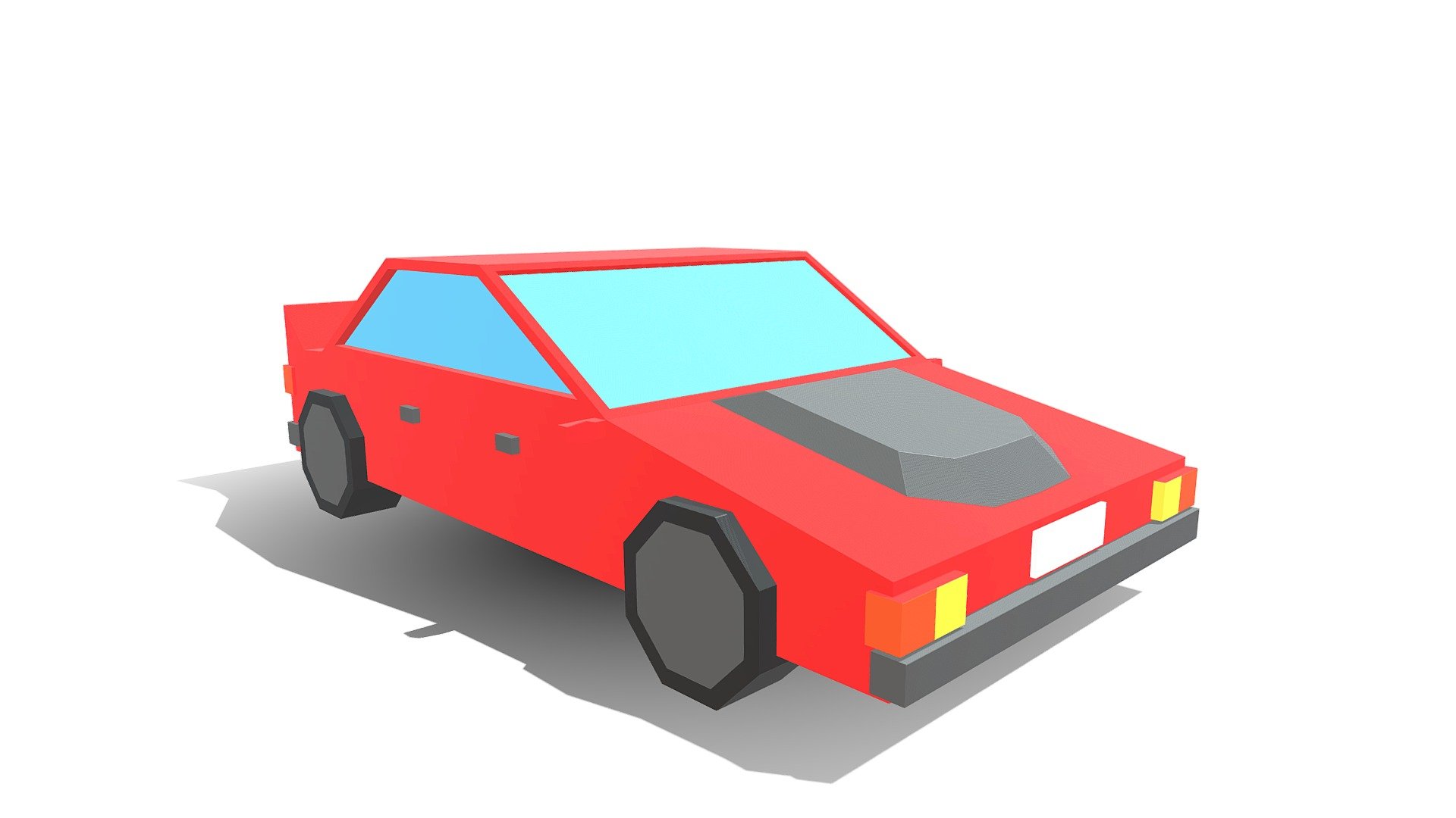 Cartoon Sports Car