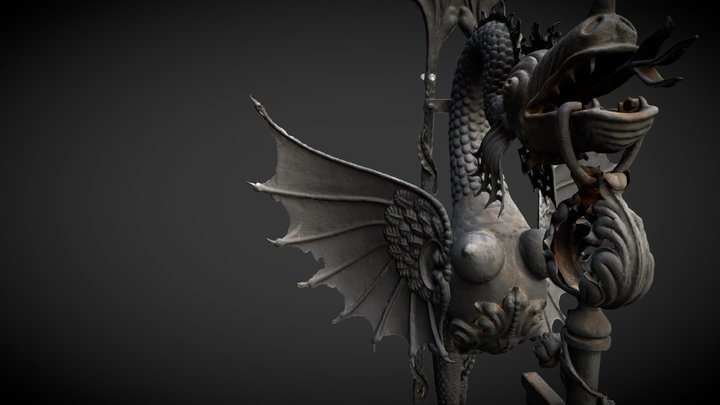 CapturingReality Hikman Dragon, Dragon contest 3D Model