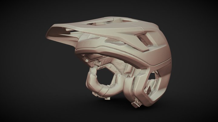 Helmet Fox 3D Model
