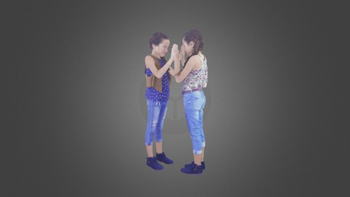 Twins Double 3D Model