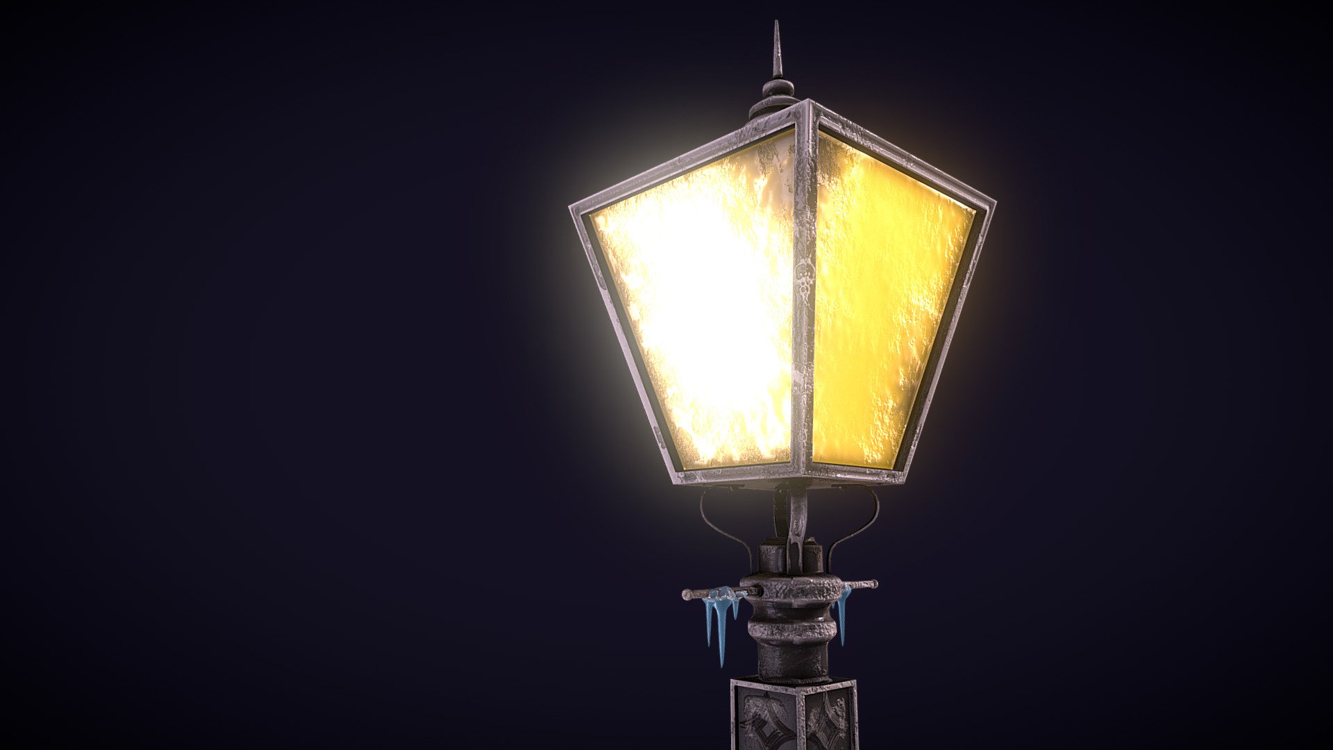 Street Lamp Winter