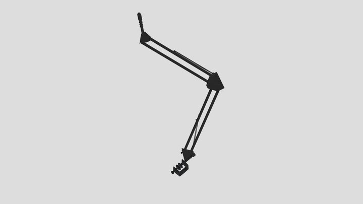 Microphone boom 3D Model