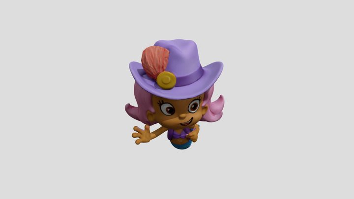 Molly in a purple hat