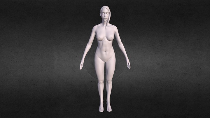Female Anatomy Study 3D Model