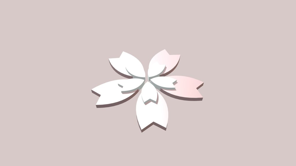 Touhou-Inspired Sakura Crest