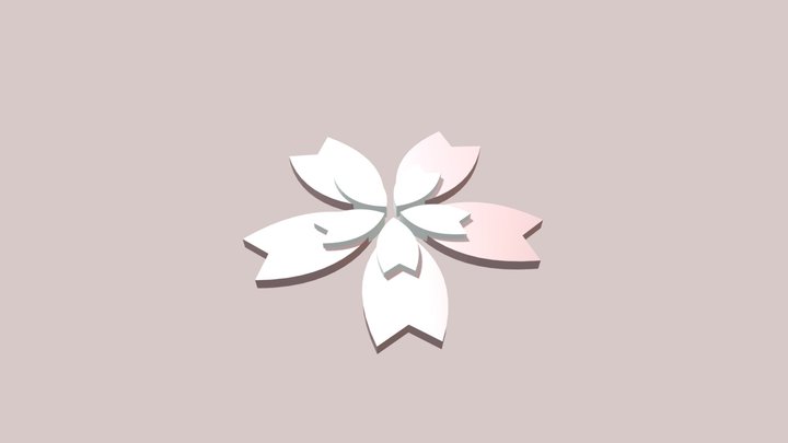 Touhou-Inspired Sakura Crest