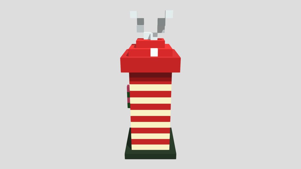 Fairy Mushroom Chimney - Voxel 32x32 (Animated)