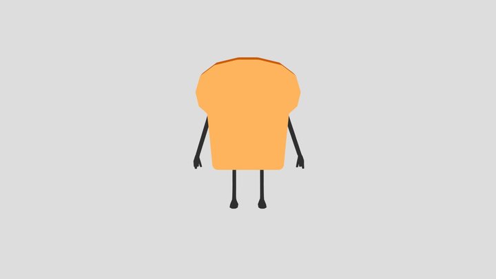 Feed the Head - Bread Man 3D Model