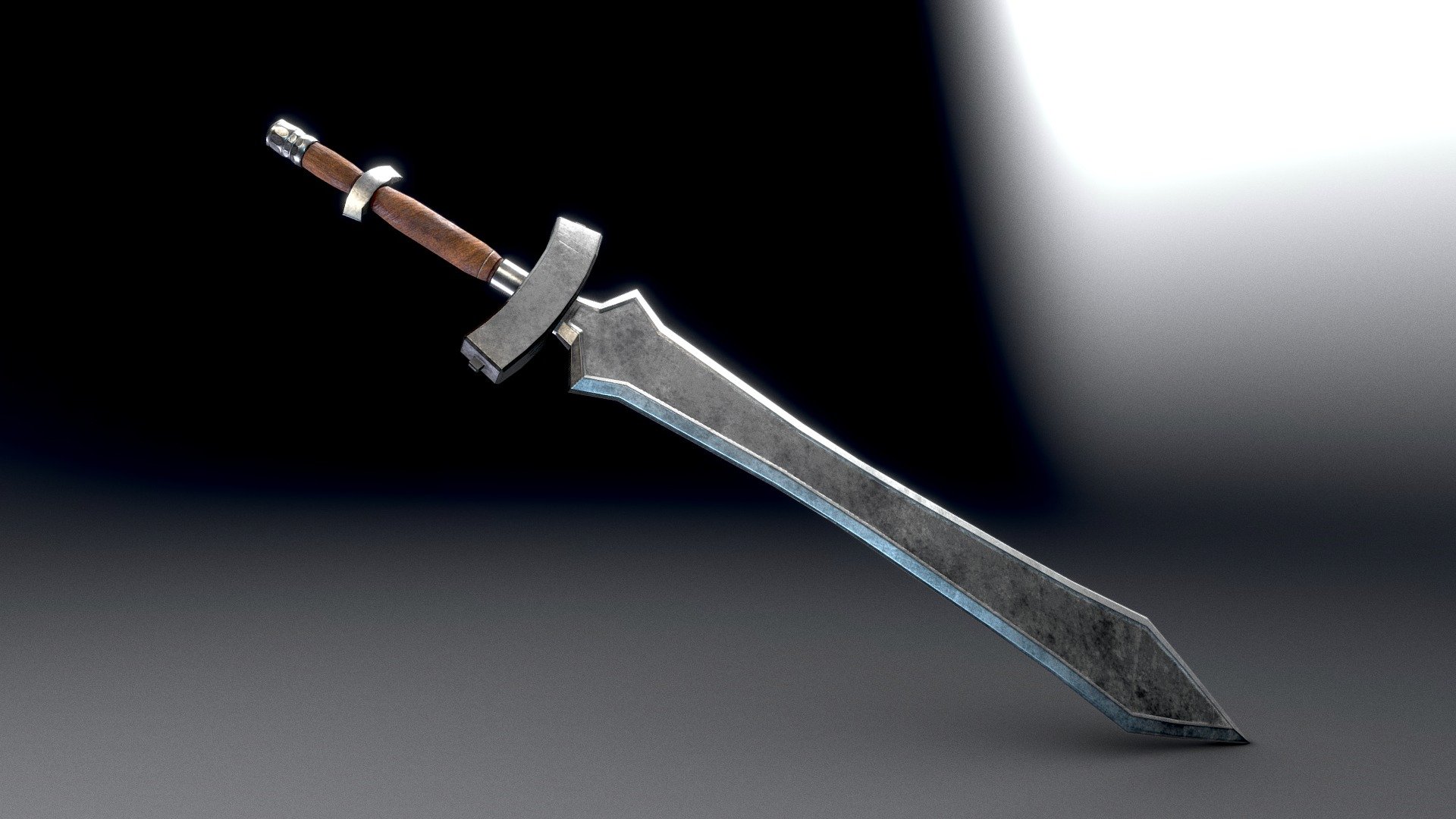 Skeleton Sword gameready - Buy Royalty Free 3D model by Fred Drabble ...