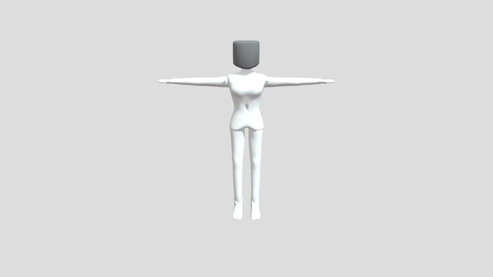 snowysfemalebodybase 3D Model