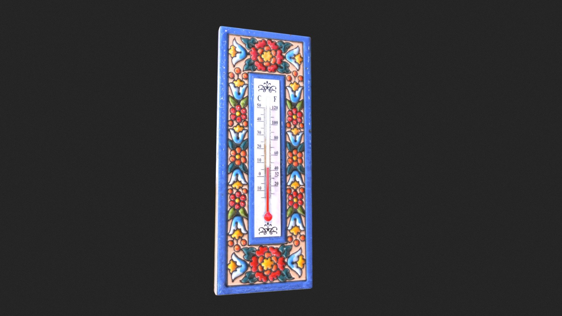Scan beautiful outdoor thermometer - Download Free 3D model by Tijerín ...