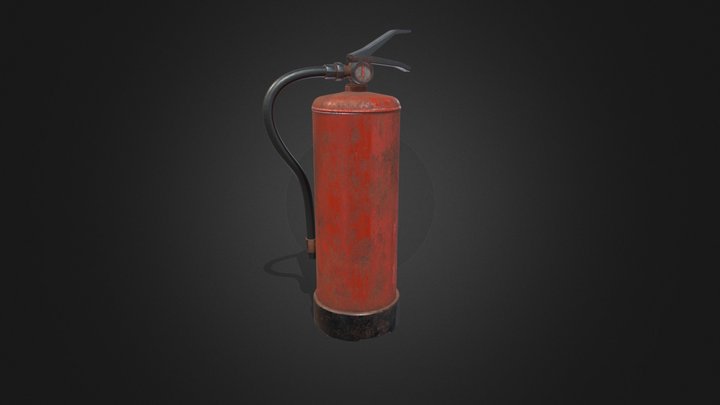 fire extinguisher 3D Model