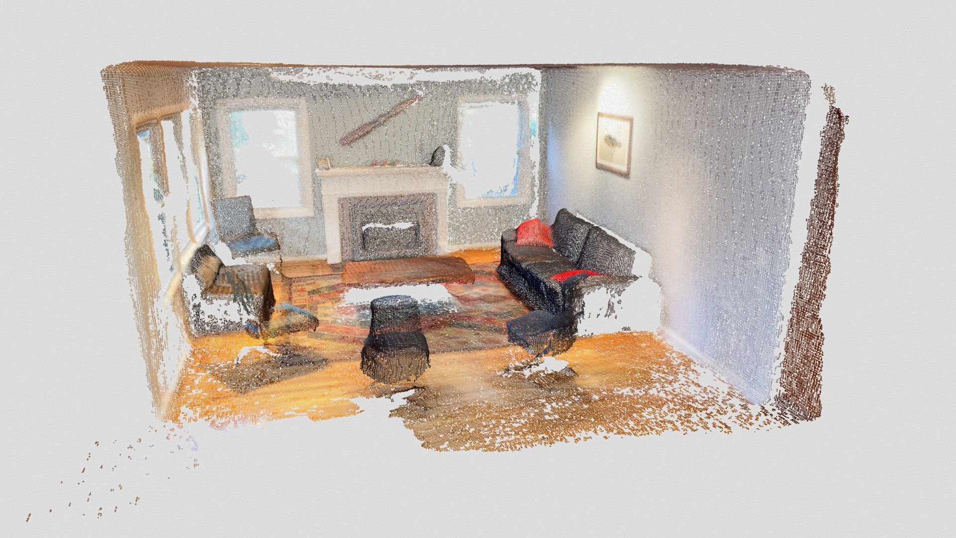 Day 43: living room w/ Everypoint - 1scanaday