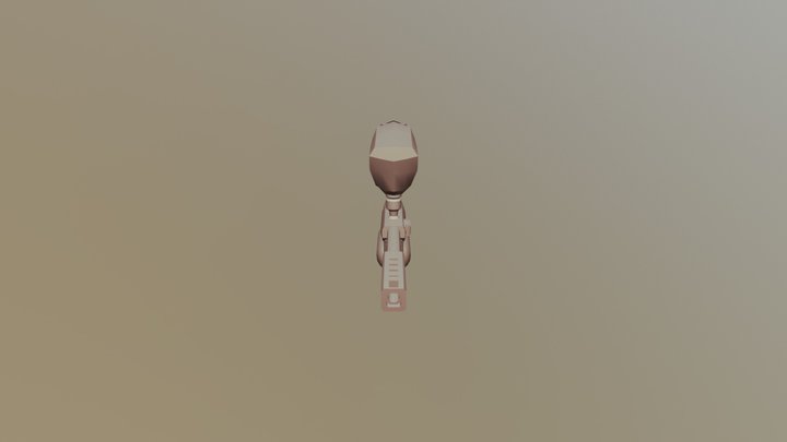 Paintball Gun 3D Model